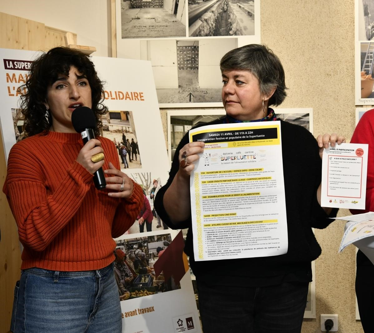 Conférence de presse à la Mas