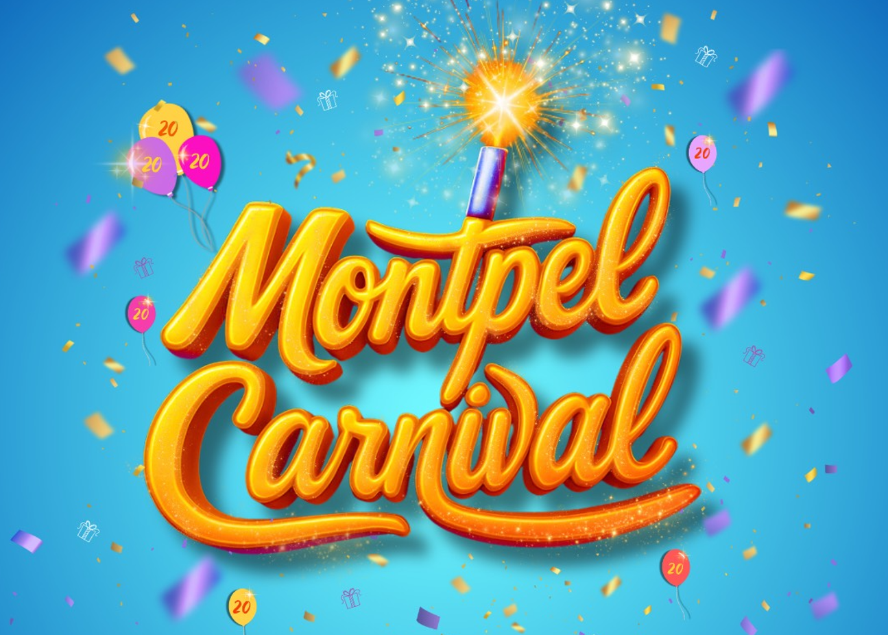 Montpel Carnival avec bougies et étoiles