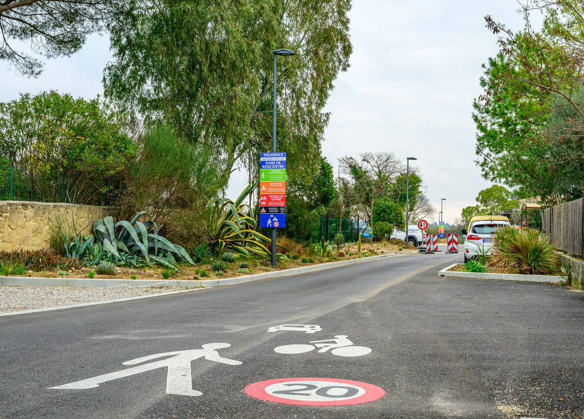 la rue r&eacute;am&eacute;nag&eacute;e 