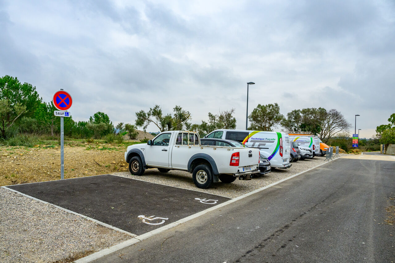 la rue réaménagée 