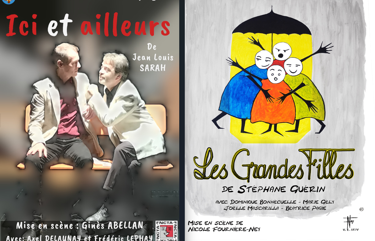 Montage affiches spectacles St Drezery