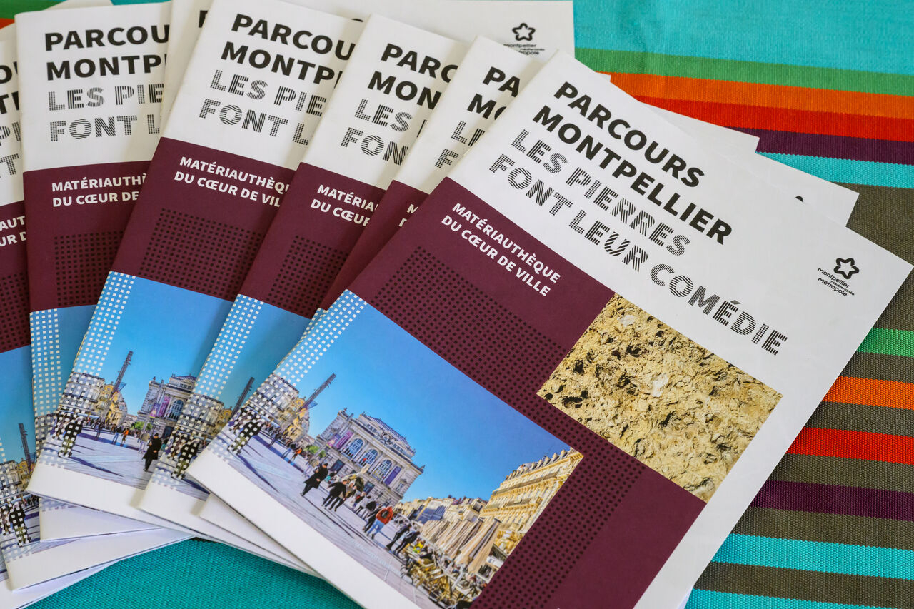 Les guides Parcours sur l'histoire des pierres de Montpellier