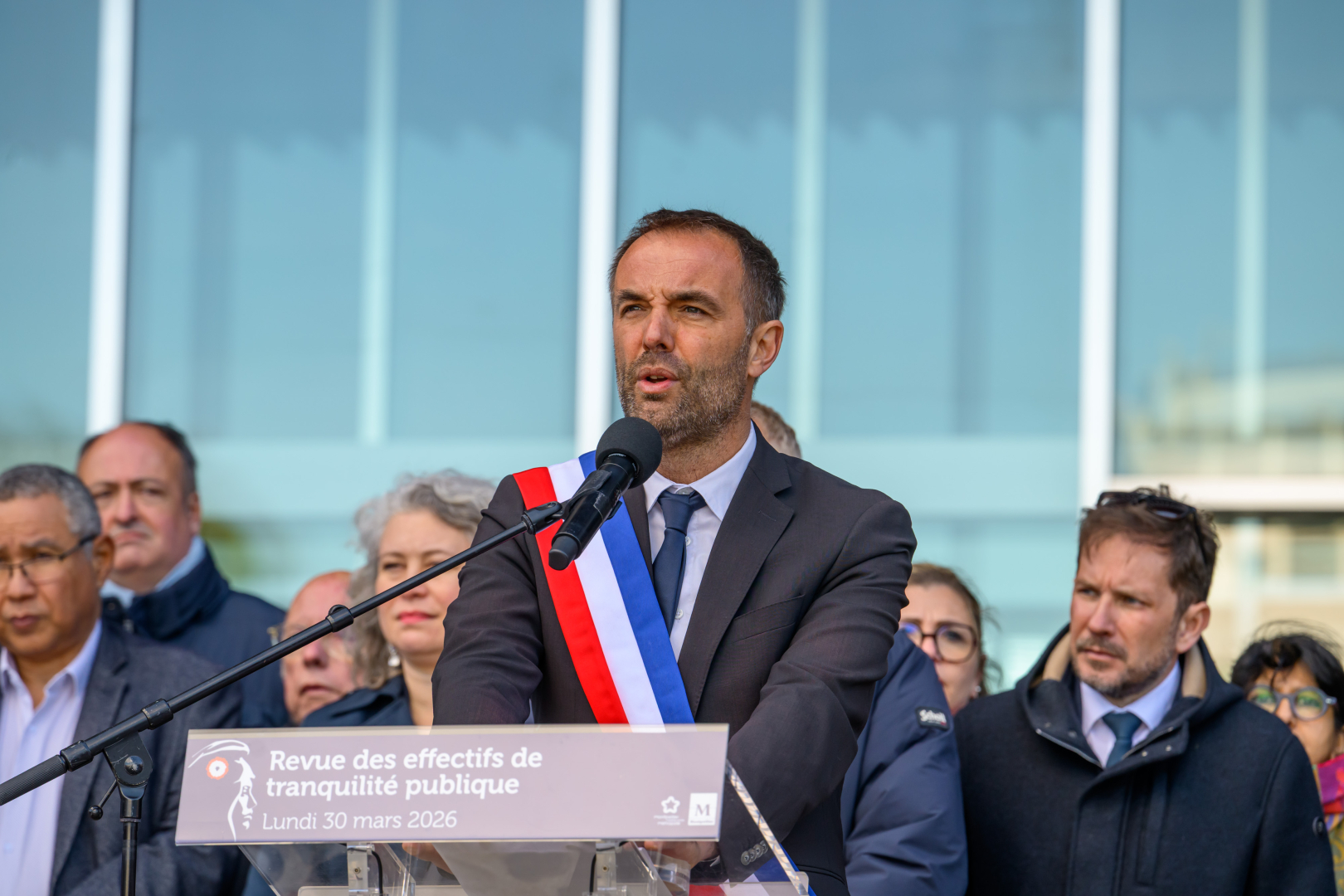 Michaël Delafosse s'adresse aux forces de sécurité