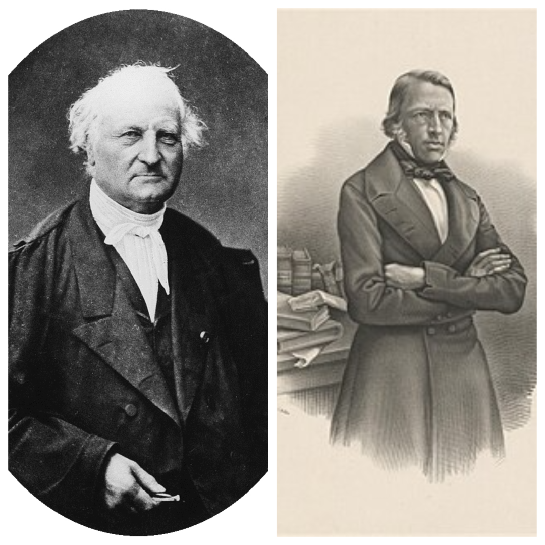 Antoine-Jérôme Balard(1802-1876) et Carl-Jacob Löwig (1803-1890)