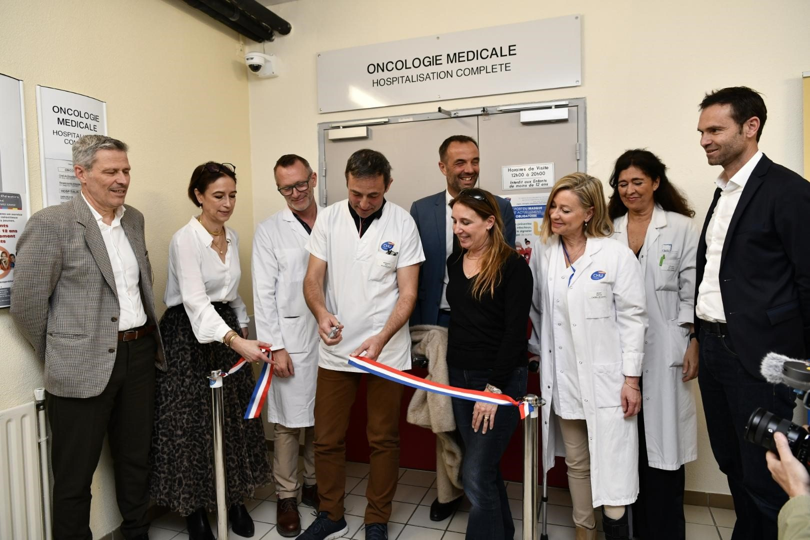 Coupure de ruban inaugurale