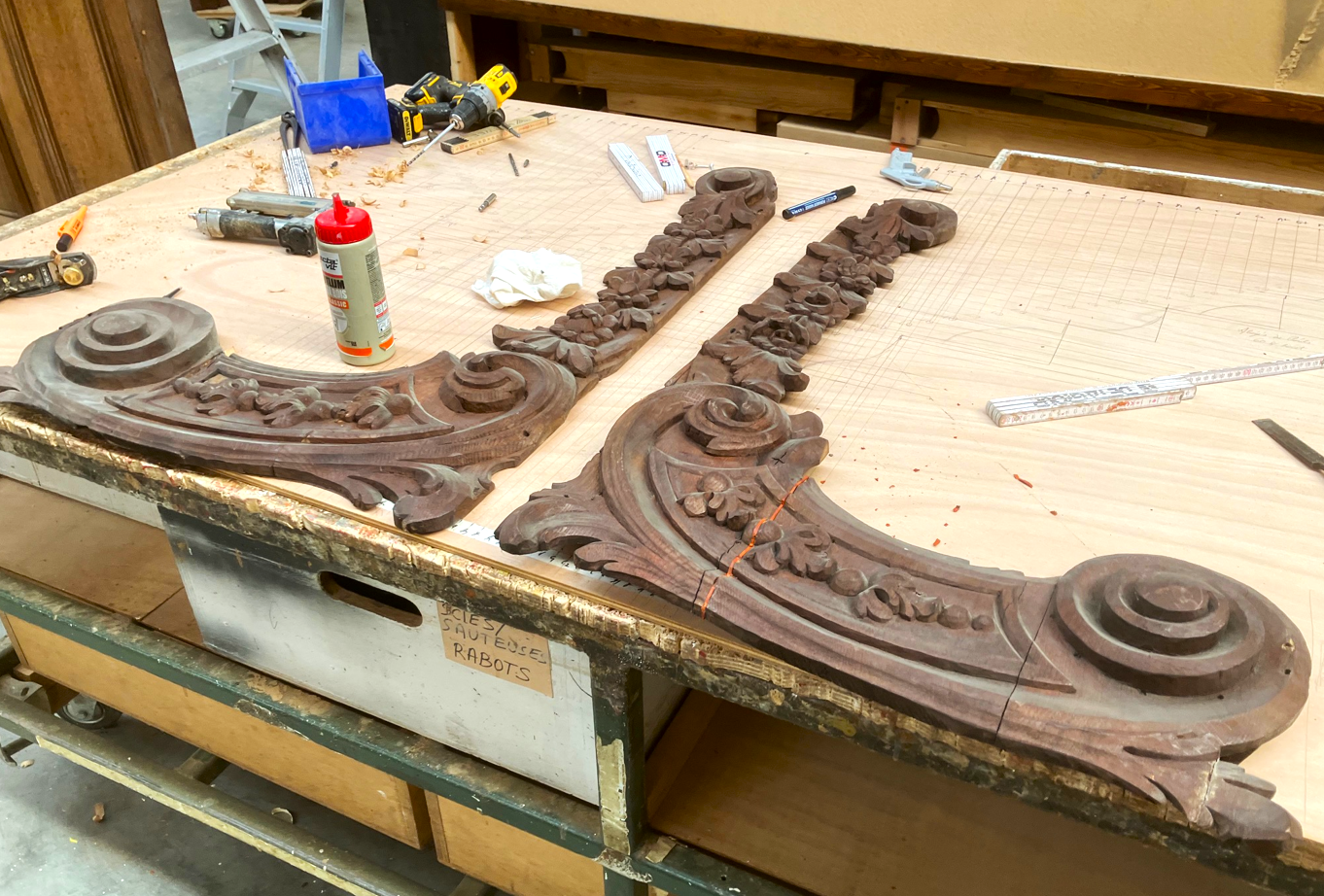 Détail de boiseries