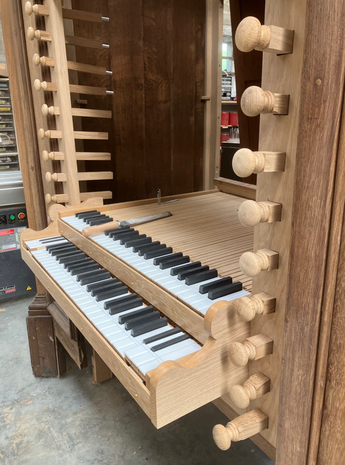 Vue claviers et tirets de jeu