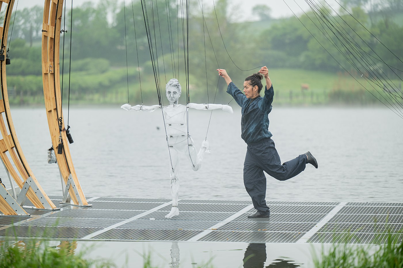 un danseur sur l'eau 