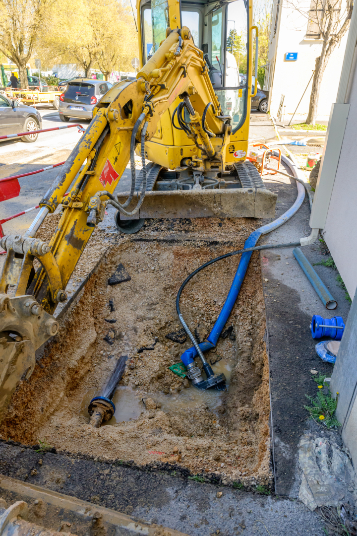 terrassement et fuite 