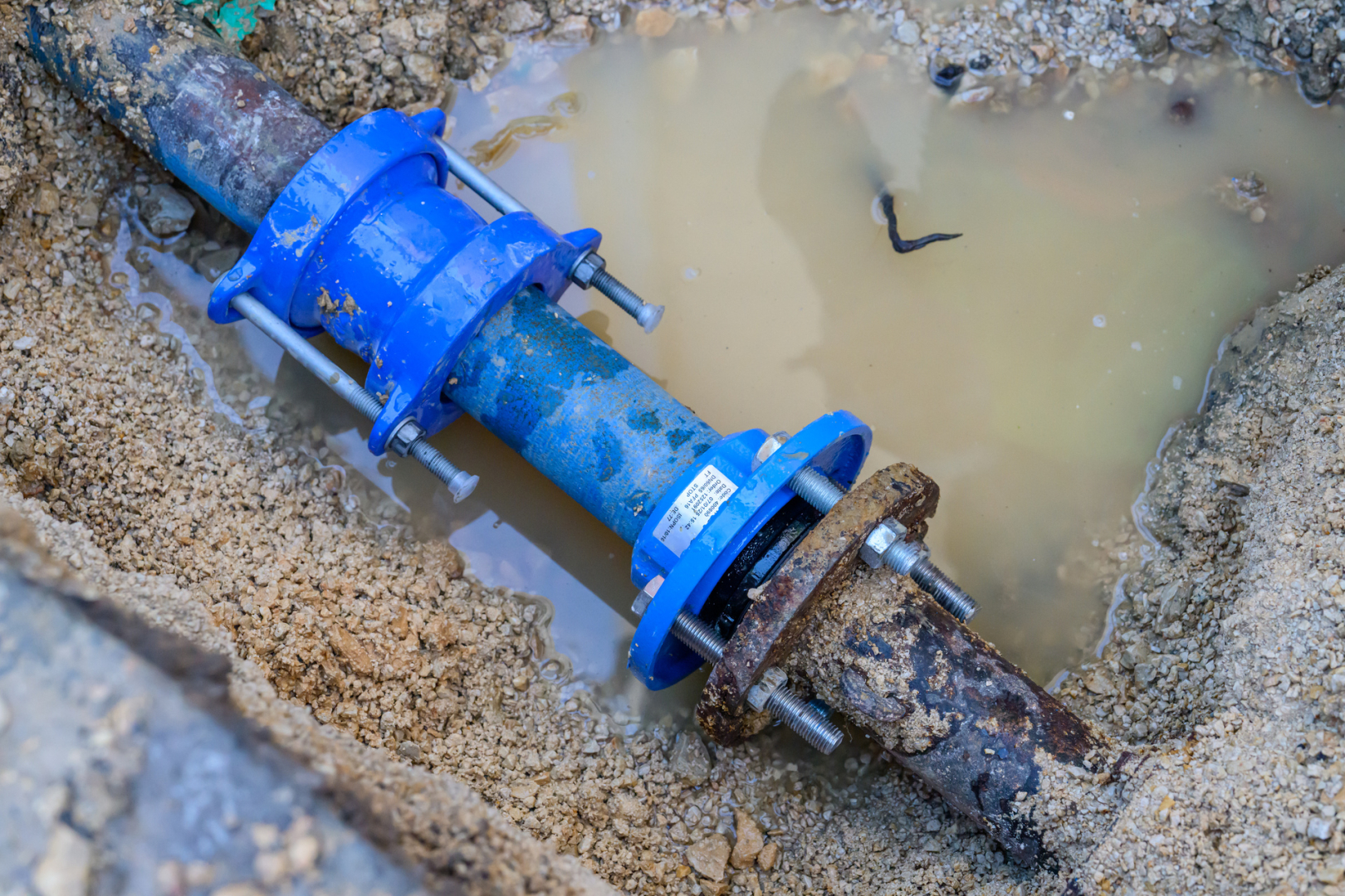 la fuite est réparée 