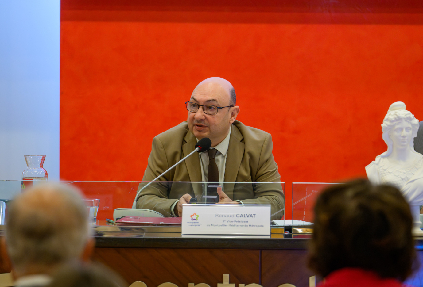 Renaud Calvat, 1er vice président délégué aux Finances, maire de Jacou