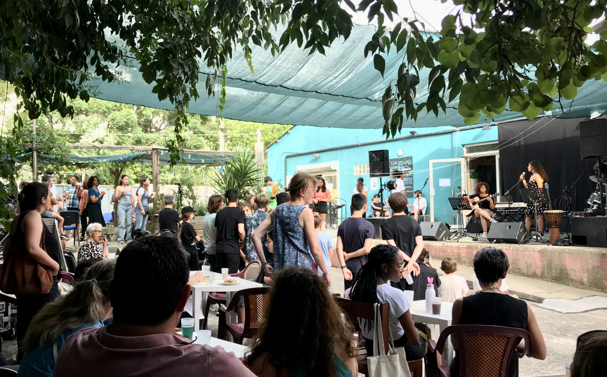la fête de la musique dans la cour