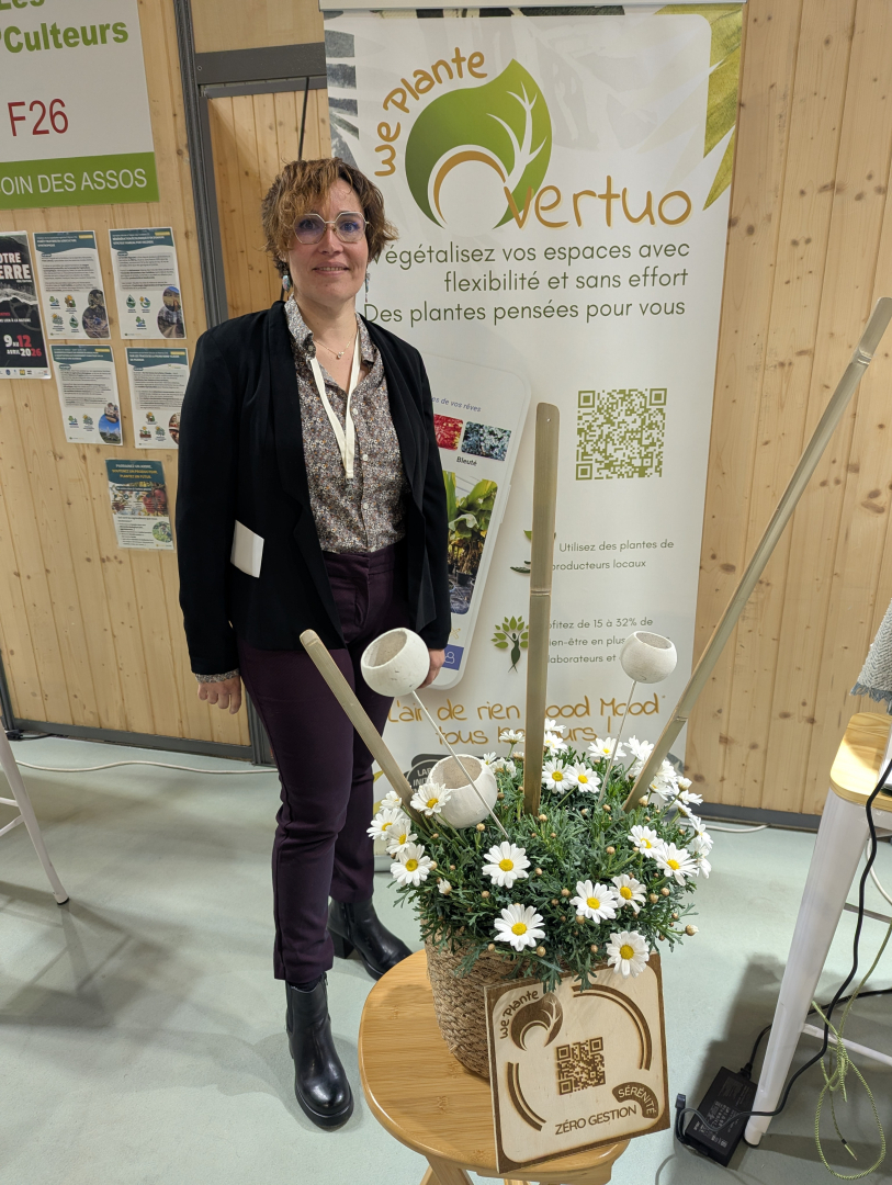 Stand WePlante, Emmanuelle Mausy-Pelissou, plante, affiche 