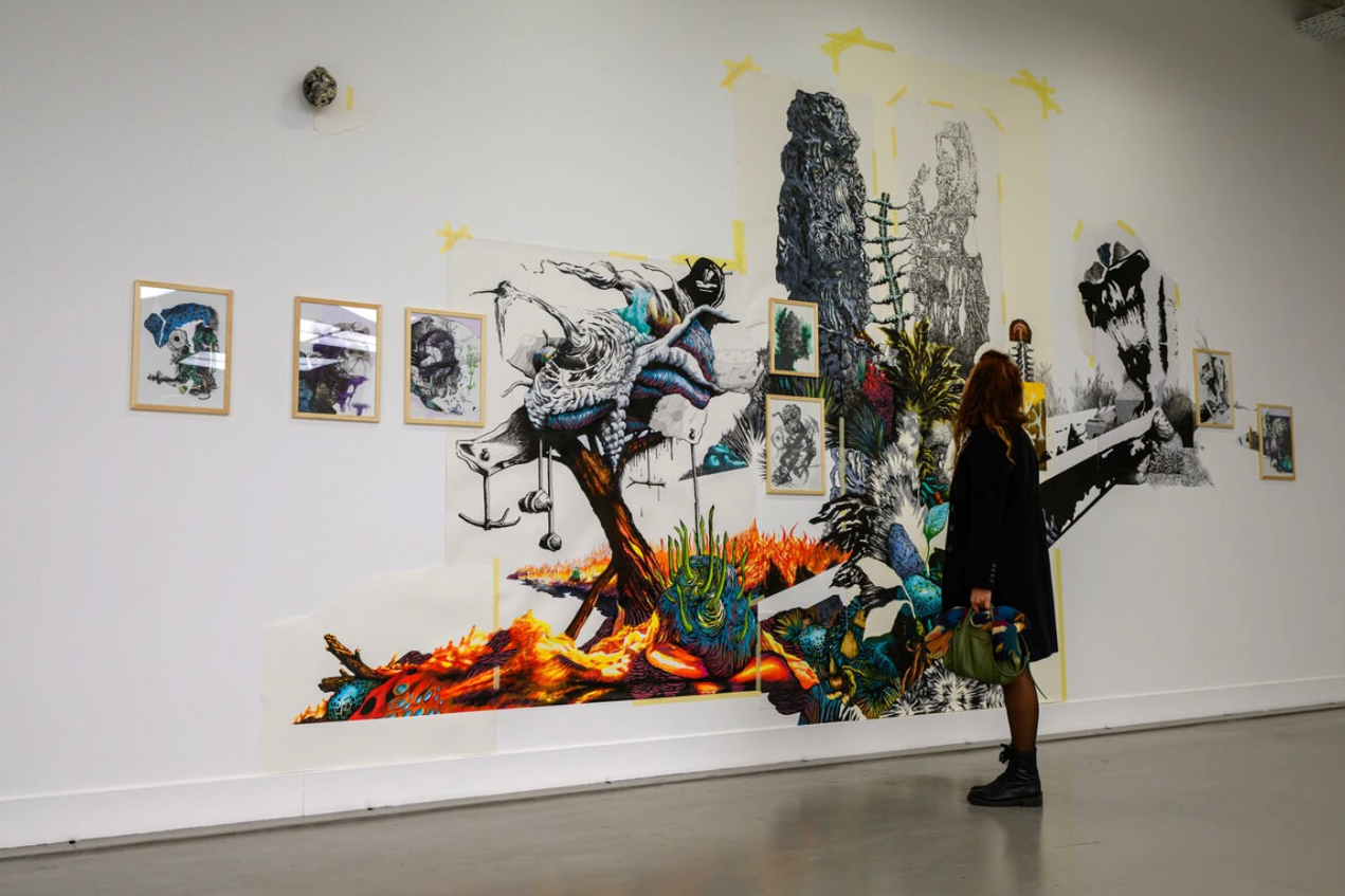 Grand tableau collaboratif d'Alain Lapierre et Jimmy Richer