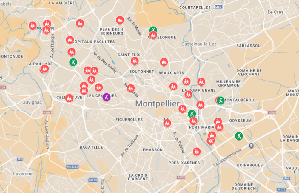 Le MHB propose des cycles de handball dans 23 écoles primaires cette année autour des gymnases de la Ville de Montpellier