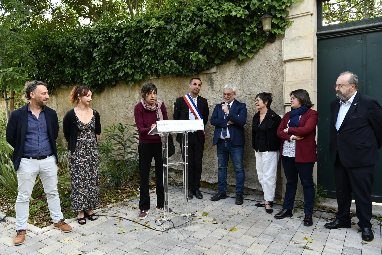 Pendant les discours