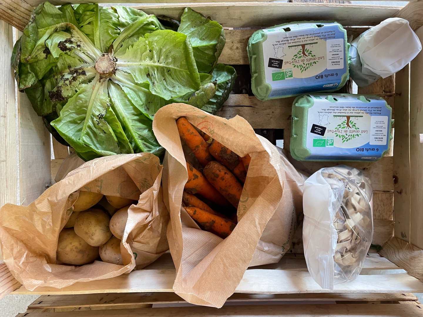 panier de produits d'Occitanie, marché de Montaud