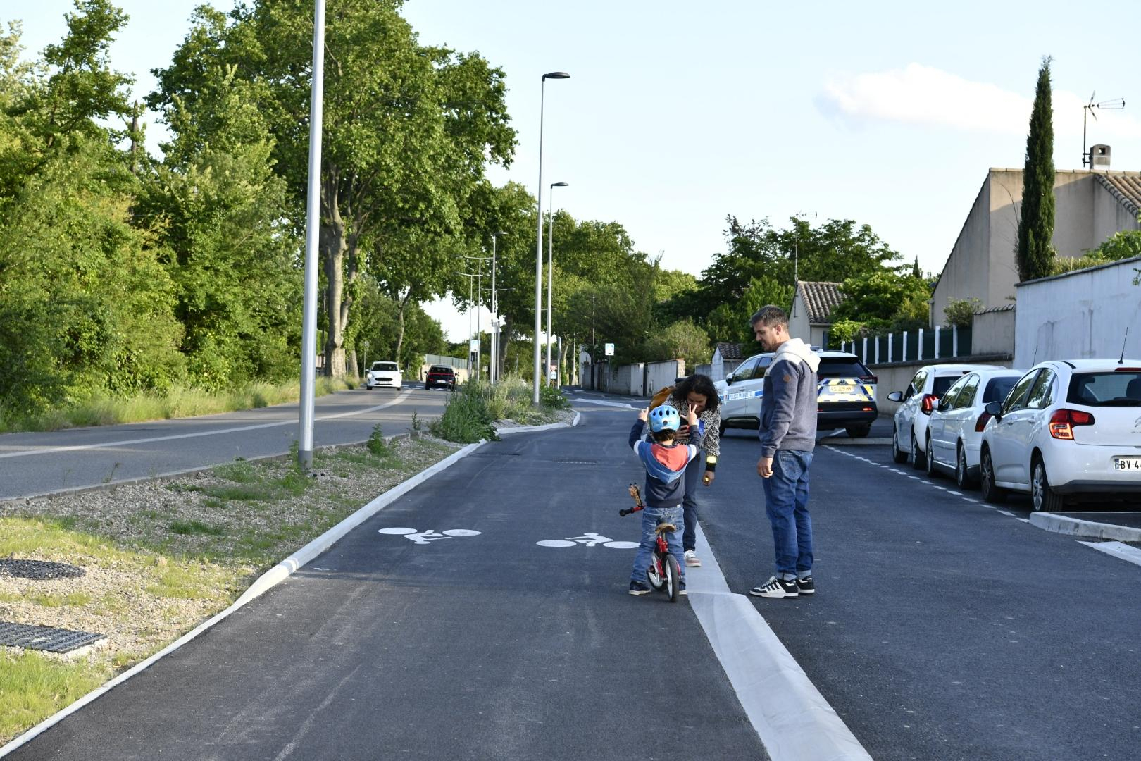Piste cyclable Prades le lez