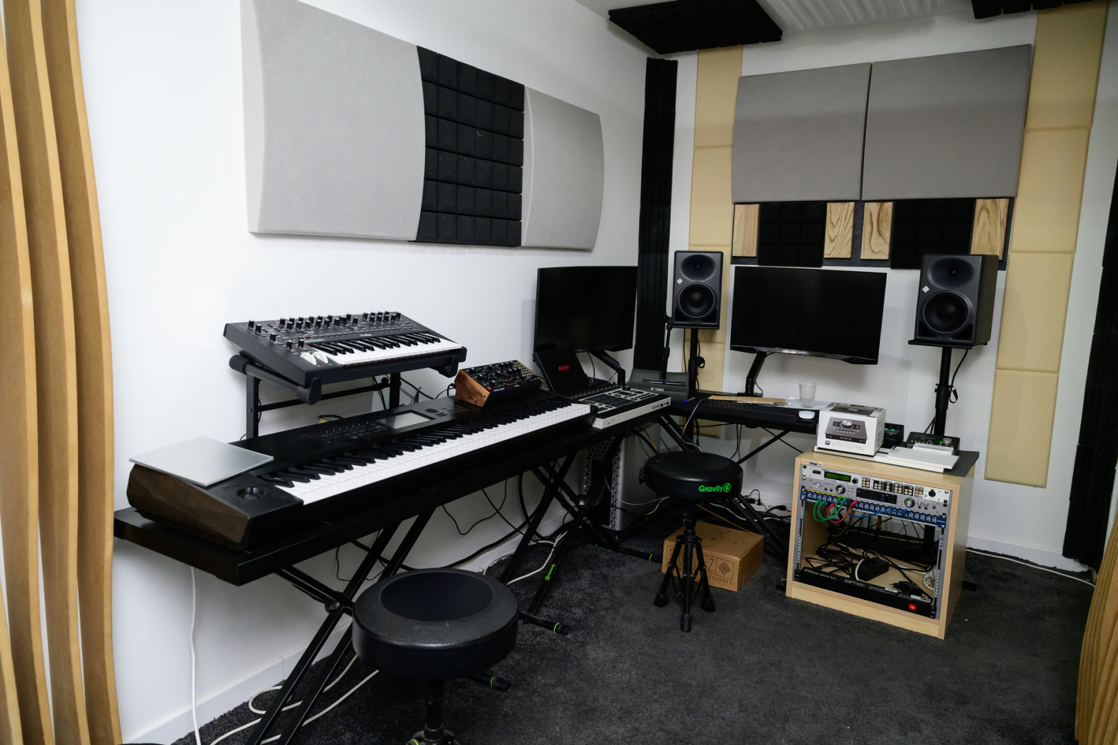 nouveau studio d'enregistrement de Mot'son pour son école de musique