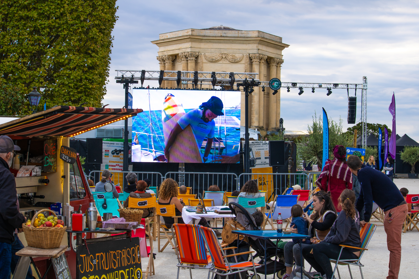 Le Festival What a Trip ! investit l'esplanade du Peyrou 