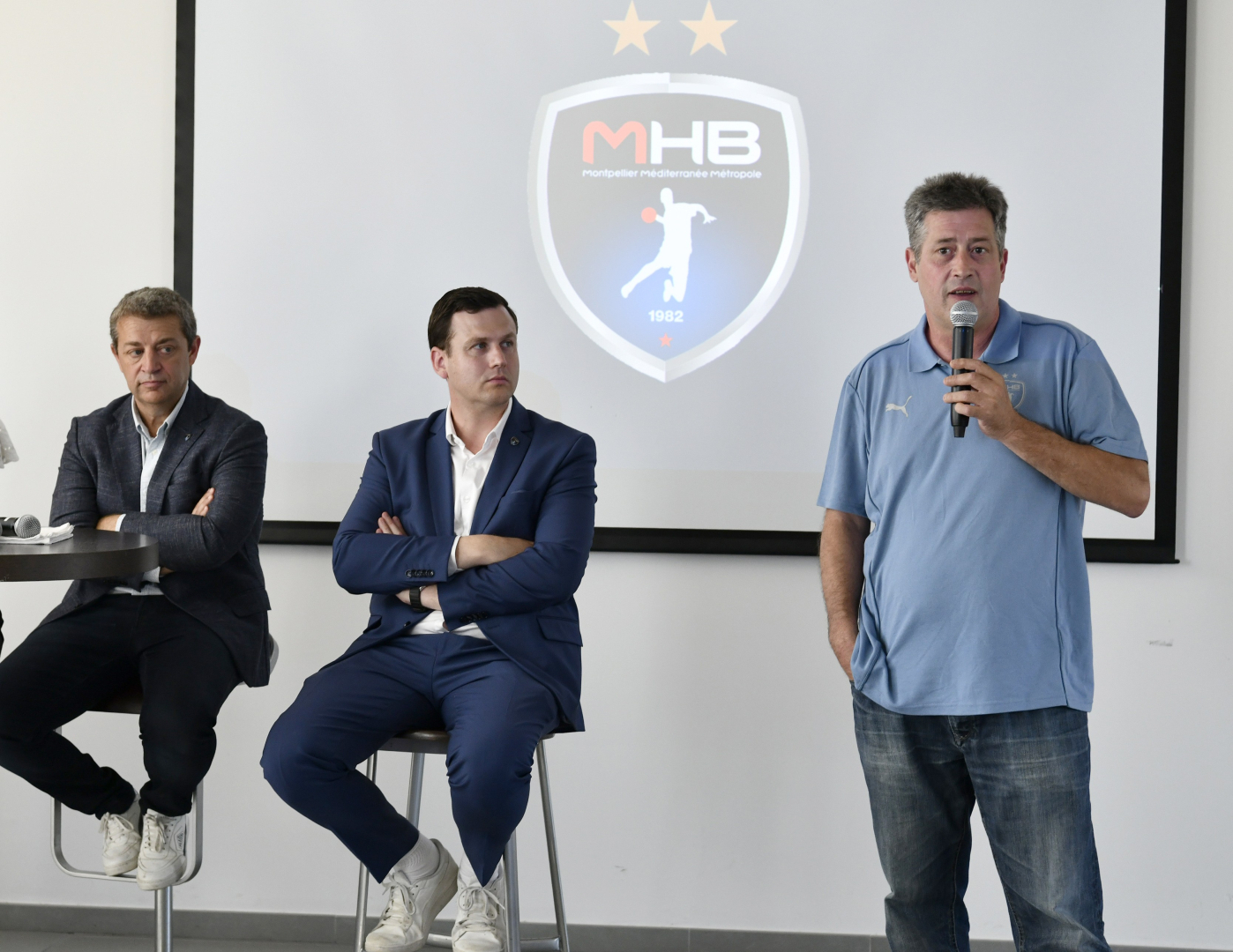 conf&eacute;rence de presse MHB F&eacute;minin 