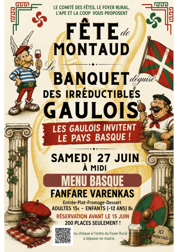 Affiche 2026 de la fête votive de Montaud