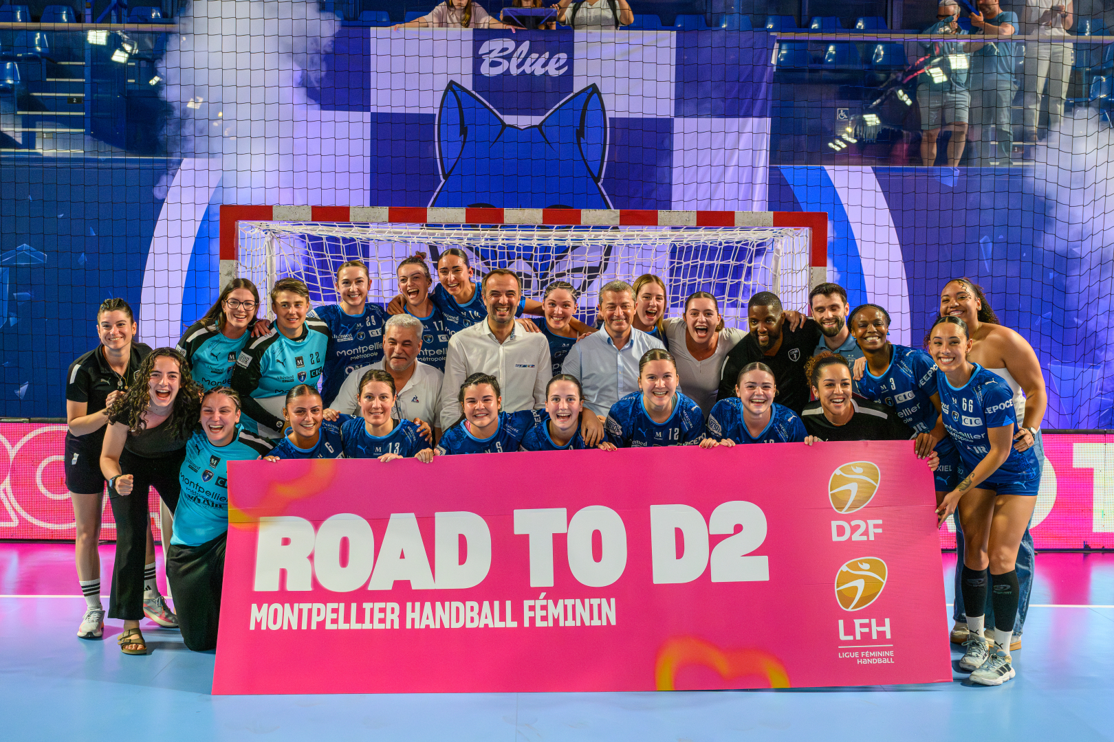 Photo d'&eacute;quipe du MHB f&eacute;minin 