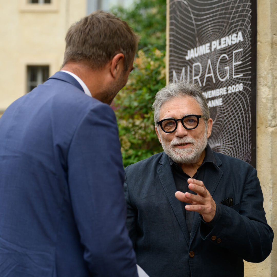 l'artiste et michael delafosse