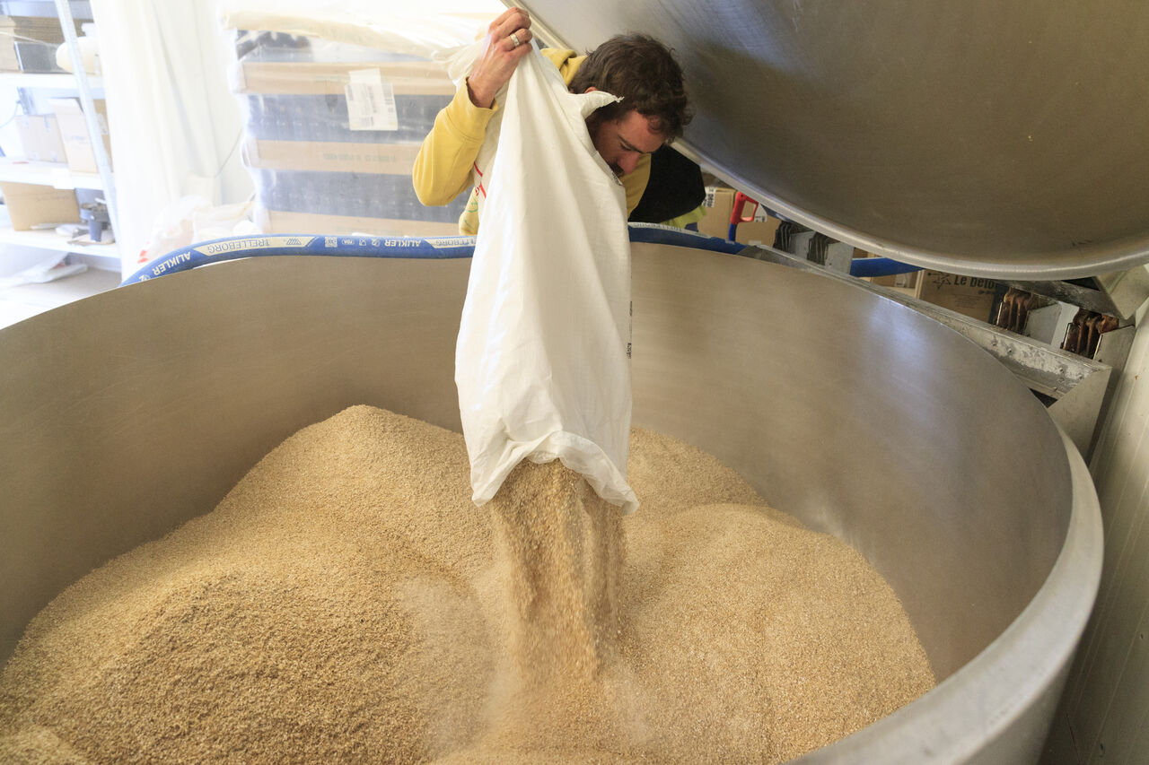 une cuve de brassage 