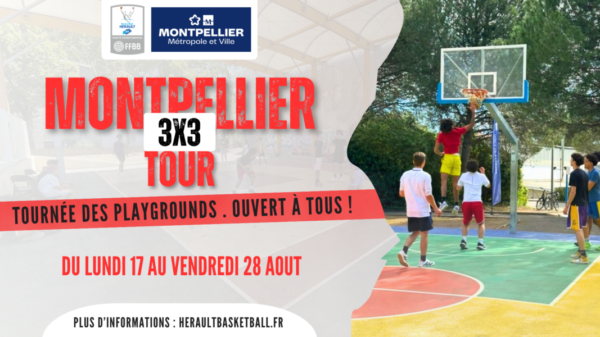affiche Montpellier 3x3 Tour 