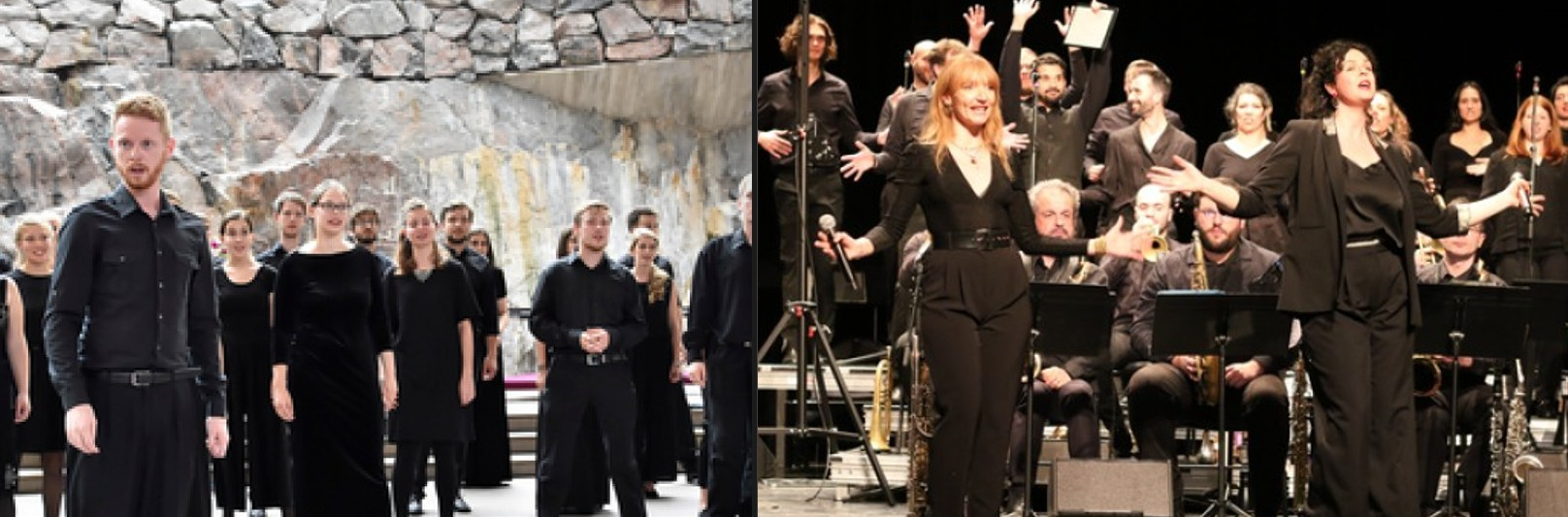 Photo du choeur européen des jeunes et l'ensemble Choeur Dulci Jubilo