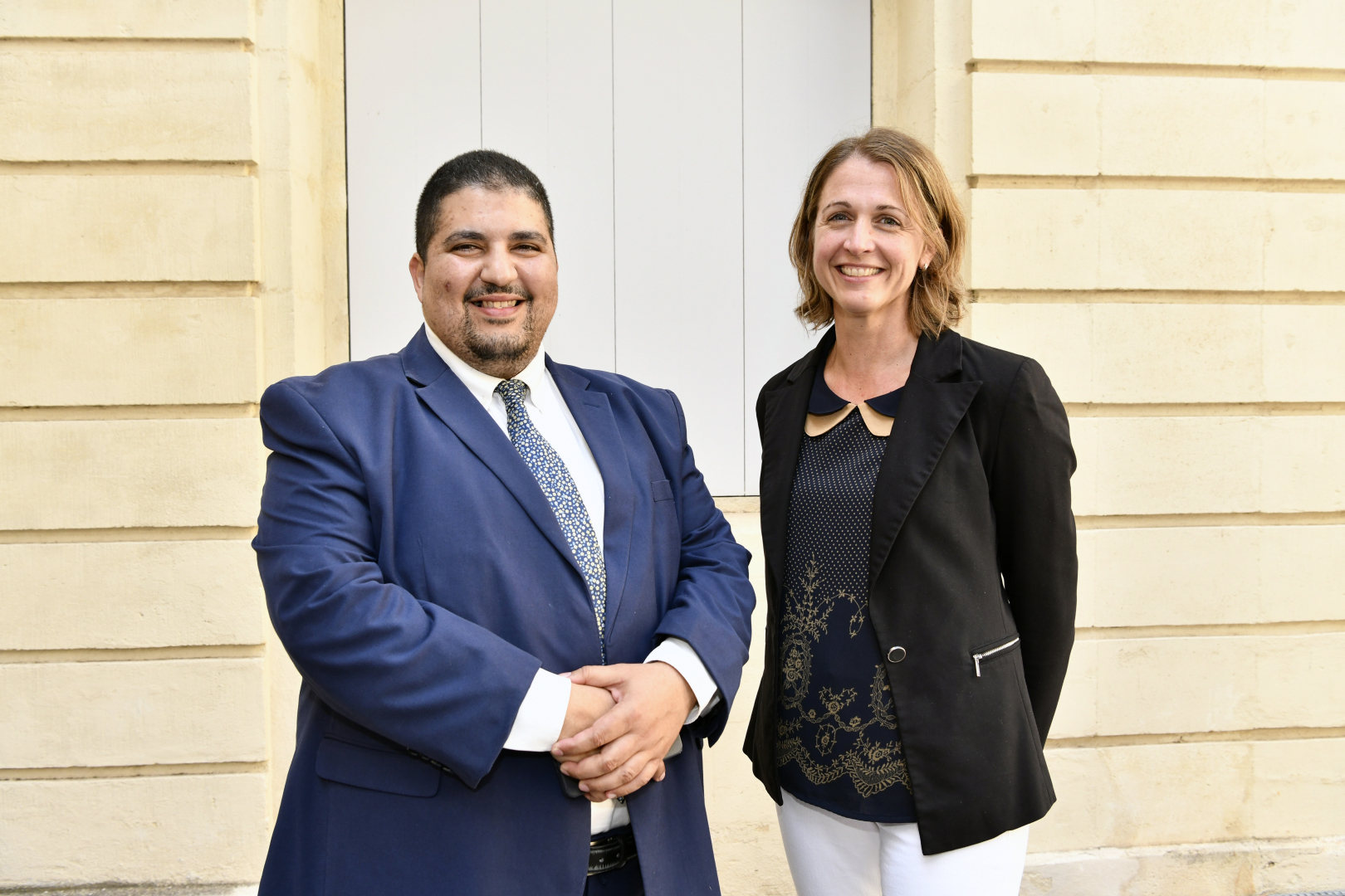 Samir Rachidi (IRESEN) et &Eacute;lodie Hat&eacute; (MGH Energy)