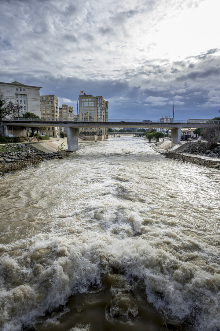 Épisode cévenol intense à Montpellier - Le lundi 22 décembre 2025, six départements du Sud de la France, dont l’Hérault, ont été placés en vigilance orange pour risques de crues ou de pluie inondation