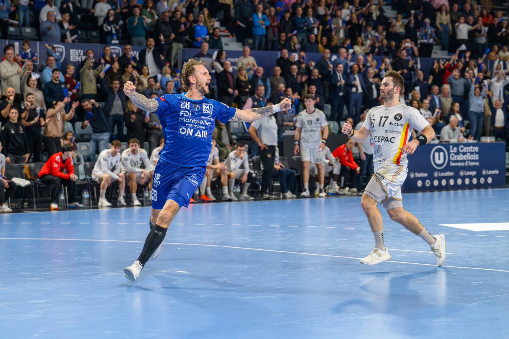 Valentin Porte contre Aix l'an dernier