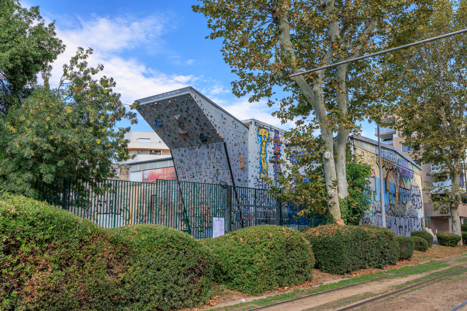gymnase Alain Achille avant reconstruction 