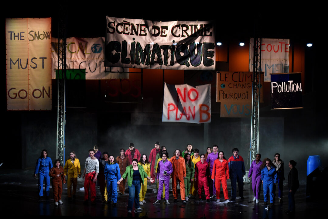"Climat" cr&eacute;&eacute; par l'OOMN et jou&eacute; en mars 2023 soulevait la question de la culture et de l'&eacute;cologie sur la sc&egrave;ne de l'op&eacute;ra Com&eacute;die