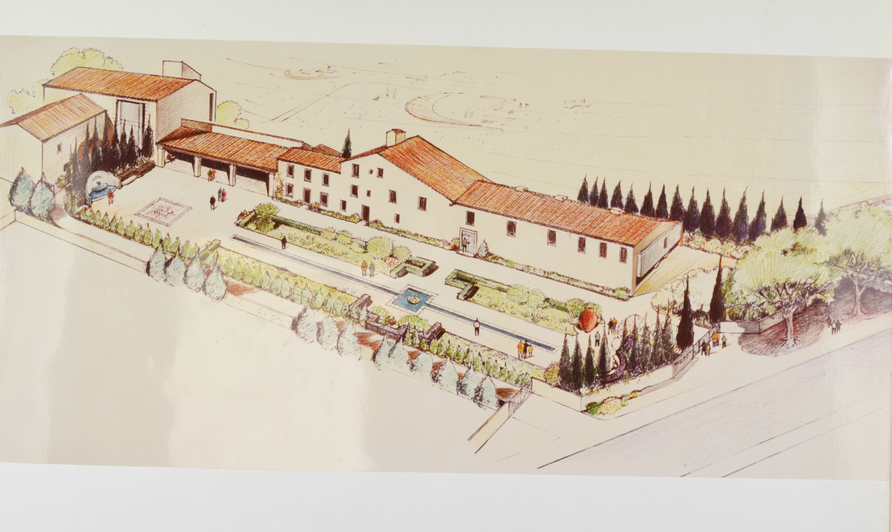 esquisse architecturale du musée