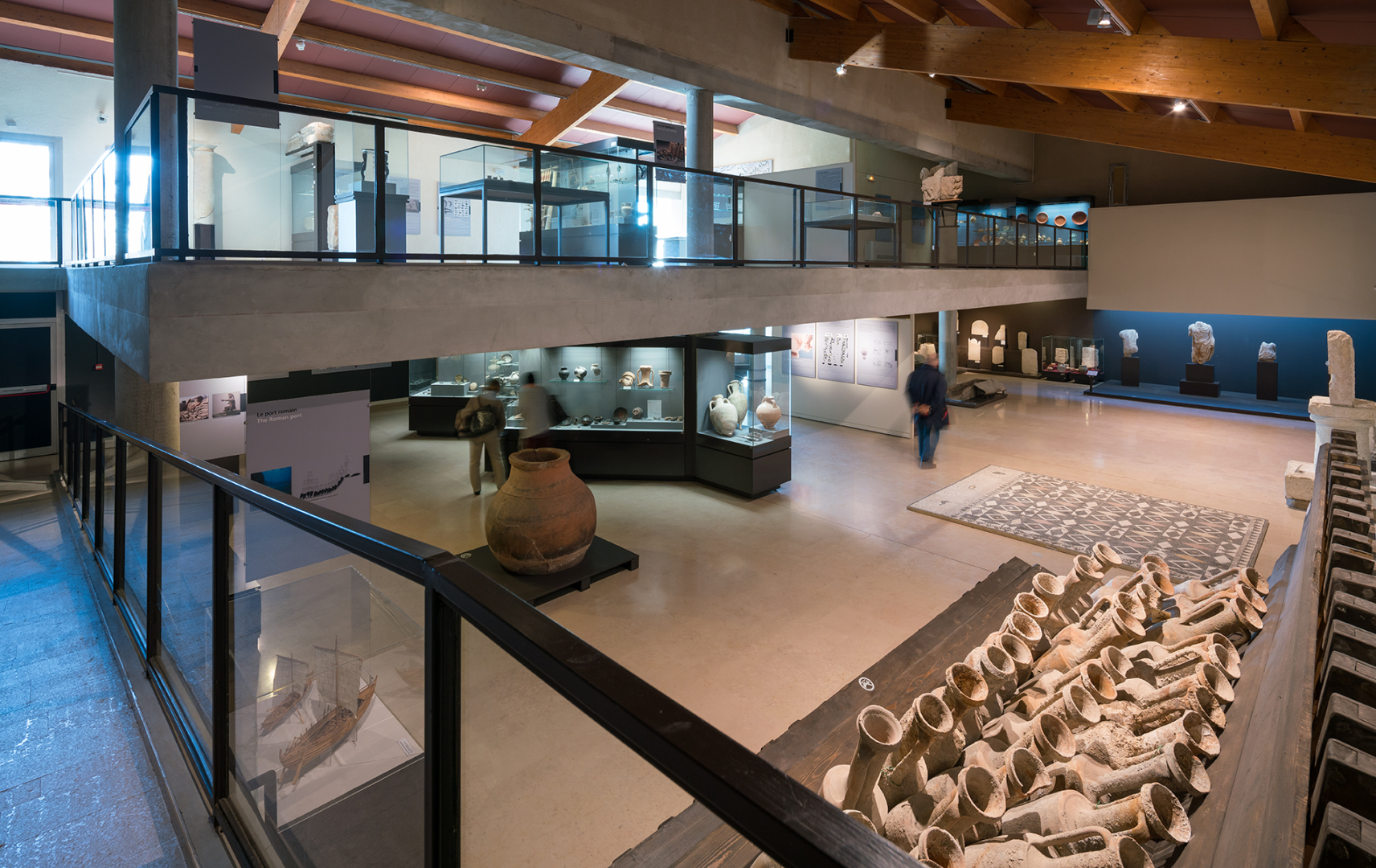 La collection permanente à l'intérieur du musée