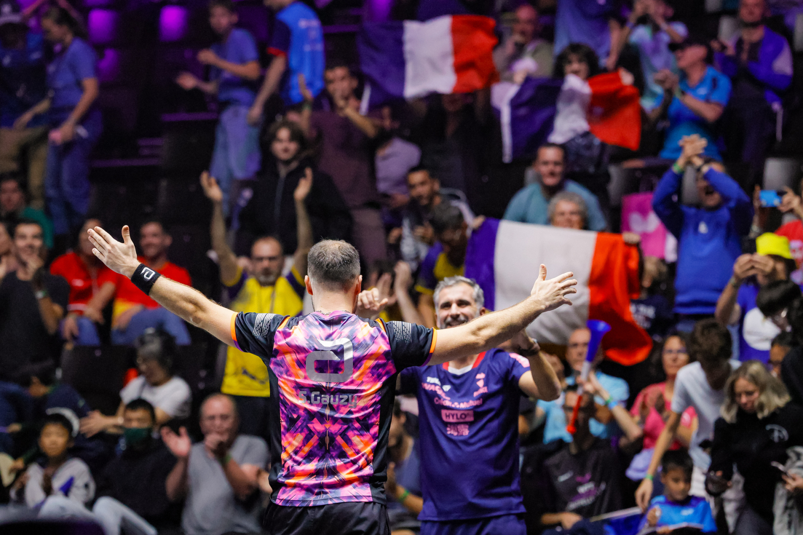 Une victoire française saluée par toute l'arena