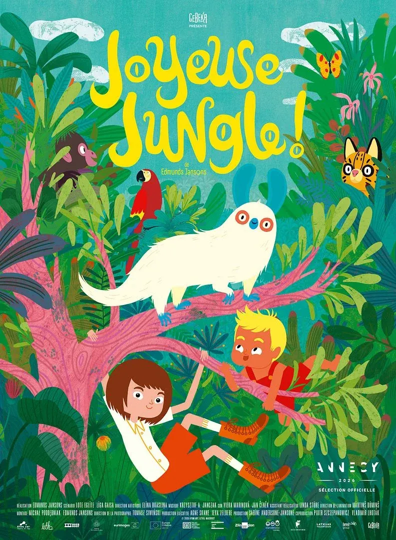 affiche de joyeuse jungle 