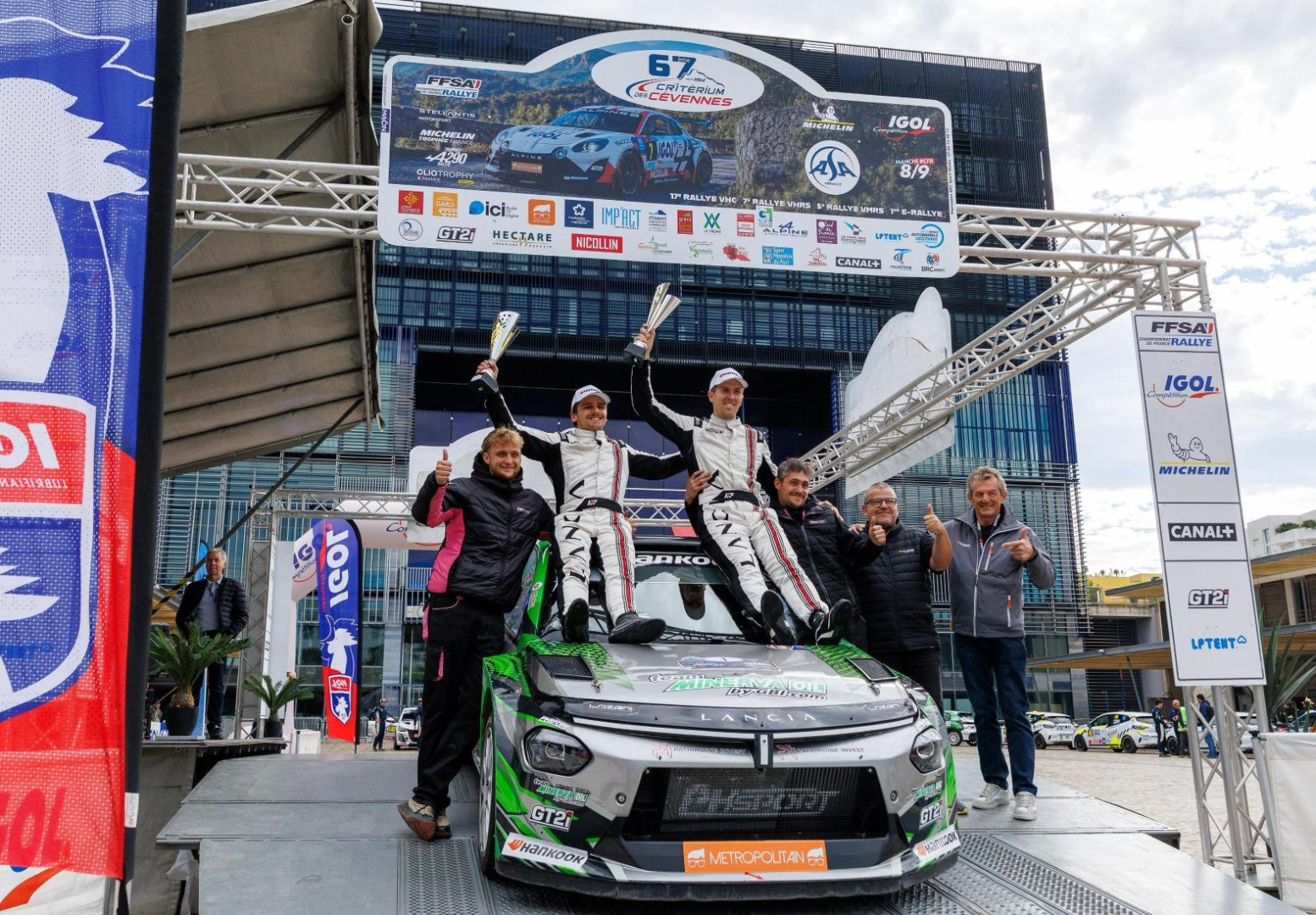 Rallye Cévennes, équipage vainqueur 