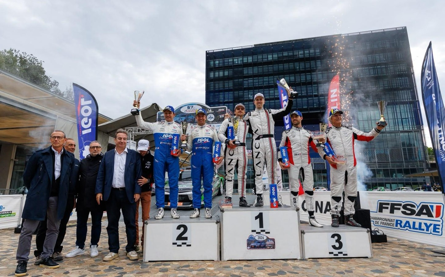Le podium de cette 67e édition 