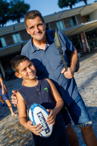 Ryan, 9 ans et son beau-père, William 