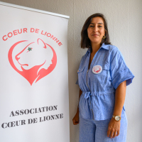 Nadia Azza, présidente de l'association Cœur de Lionne 