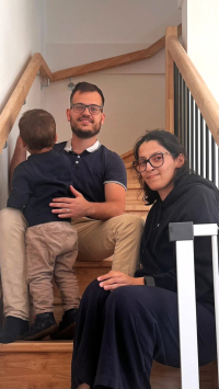 Tatiana et Jean dans leur nouvelle maison achetée en BRS