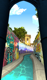 Visuel du spectacle la ville bleue à la cathédrale Saint Pierre