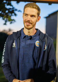 Quentin Jouffroy, joueur du MHSC VB et champion olympique 2024