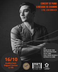 AFFICHE d'un concert 