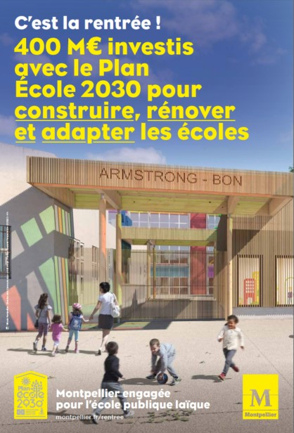 affiche Montpellier investissement école