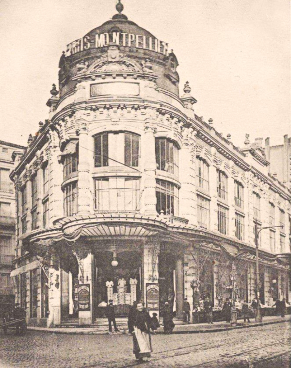 Le grand magasin Paris-Montpellier, rue Maguelone, inauguré en octobre 1897